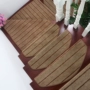 Phong cách châu Âu bằng gỗ cầu thang thảm tự hấp thụ keo miễn phí cầu thang tự dính chống trượt mat cao su cửa hàng miễn phí cho một định - Thảm thảm cầu thang