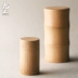 Nhật Bản phong cách thủ công lon trà tre cầm tay chống ẩm ống tre Kung Fu đặt nhà nhỏ kín trà ống trà - Trà sứ bộ ấm trà đạo Trà sứ