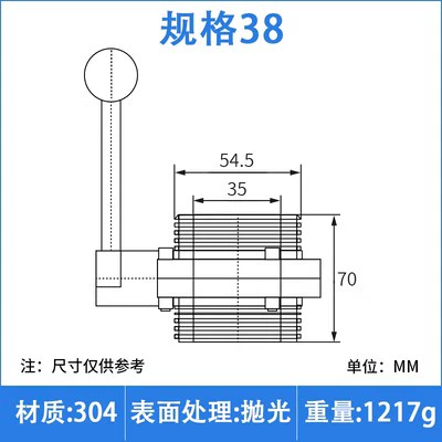 van buom kitz Tùy chỉnh 
            thép không gỉ 304 SMS ren van bướm vệ sinh tròn ren ngoài van bướm hướng dẫn sử dụng van bướm loại t 38 51 van bướm tay quay anphuthanh van bướm inox 316 Van bướm