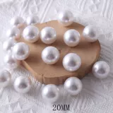 Абс чистый белый непервазивный имитация жемчужина ручной работы