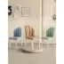 Ghế ăn màu kem, nhẹ nhàng sang trọng và cao cấp, tối giản, hiện đại và đơn giản, mẫu thiết kế, ghế tựa lưng tại nhà trang điểm nổi tiếng trên mạng 
