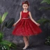 Cô gái nhỏ mới váy công chúa cô gái đính sequin trang phục ngày thiếu nhi catwalk dẫn chương trình biểu diễn váy trẻ em váy bồng bềnh - Váy trẻ em Váy trẻ em