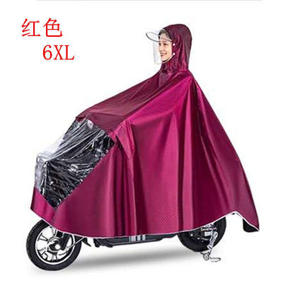 雨衣电动车雨披电动车摩托车单双人加大加厚自行车雨衣男女士学生