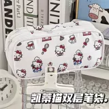 Японский милый пенал, вместительная и большая многослойная сумка для хранения для школьников