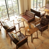 Простая повседневная карта сиденье для чая для чая для чая в магазине прием офис