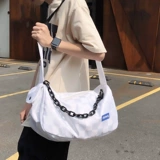 运动挎包男大容量休闲旅行健身包男款潮牌时尚高级感单肩斜挎包女