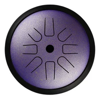 Lu Confucian High Drum 8 Tone D настроил 6 -дюймовые пятна фиолетовые