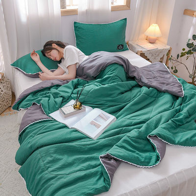 夏被空调被学生宿舍单双人夏凉被水洗机洗不褪色不起球儿童被