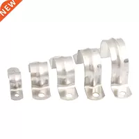 04 stainless steel half code PVC pipe code pipe clamp throa