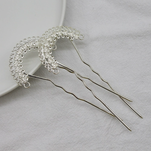 Медная китайская шпилька, аксессуар для волос ручной работы, 14 карат, золотой цвет