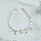 Ожерелье ручной работы из жемчуга, милый чокер, аксессуар, шарф, делается под заказ