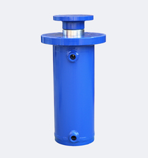 Гидравлический цилиндр 液压油缸液压缸50吨80吨上法兰高压缸重型打包油压力机液压站总成