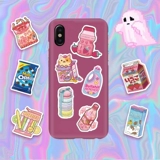 Мультяшный мобильный телефон, милая наклейка, ноутбук, водостойкие наклейки, Южная Корея