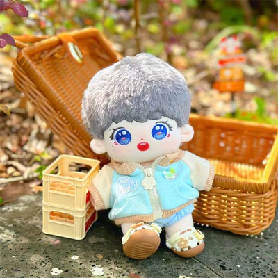 taobao agent Cotton plush movable doll, 20cm, Birthday gift