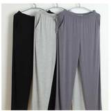 Демисезонные хлопковые тонкие спортивные штаны подходит для мужчин и женщин для отдыха, 100% хлопок, оверсайз, большой размер