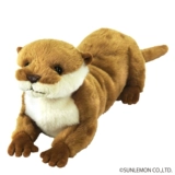 Импортная милая плюшевая успокаивающая детская игрушка для сна, прямая продажа, выдра, подарок на день рождения