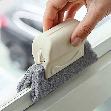 门窗玻璃擦窗神器凹槽刷清洁多功能去