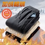 Мужские бархатные зимние утепленные водонепроницаемые штаны, увеличенная толщина