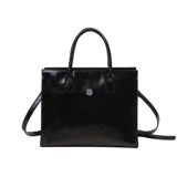 Ретро модная вместительная и большая портативная универсальная сумка на одно плечо, из натуральной кожи