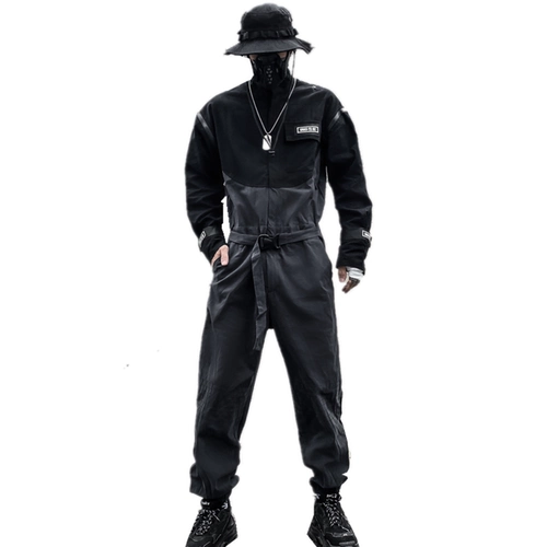 Ретро съемное боди, модный комплект подходит для мужчин и женщин, жилет, комбинезон, с рукавом