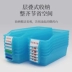 kệ sách thông minh Quản lý 6S hộp truyền dịch dày màu xanh chống rơi chai truyền thuốc hộp phân phối hộp thuốc có thể tháo rời hộp hiển thị vách ngăn ke goc Kệ