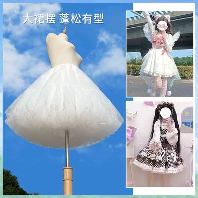taobao agent Soft cotton pleated skirt, Lolita style