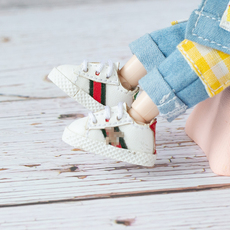 одежду полу ребенка ob11娃鞋 百搭运动鞋小白鞋板鞋子 molly