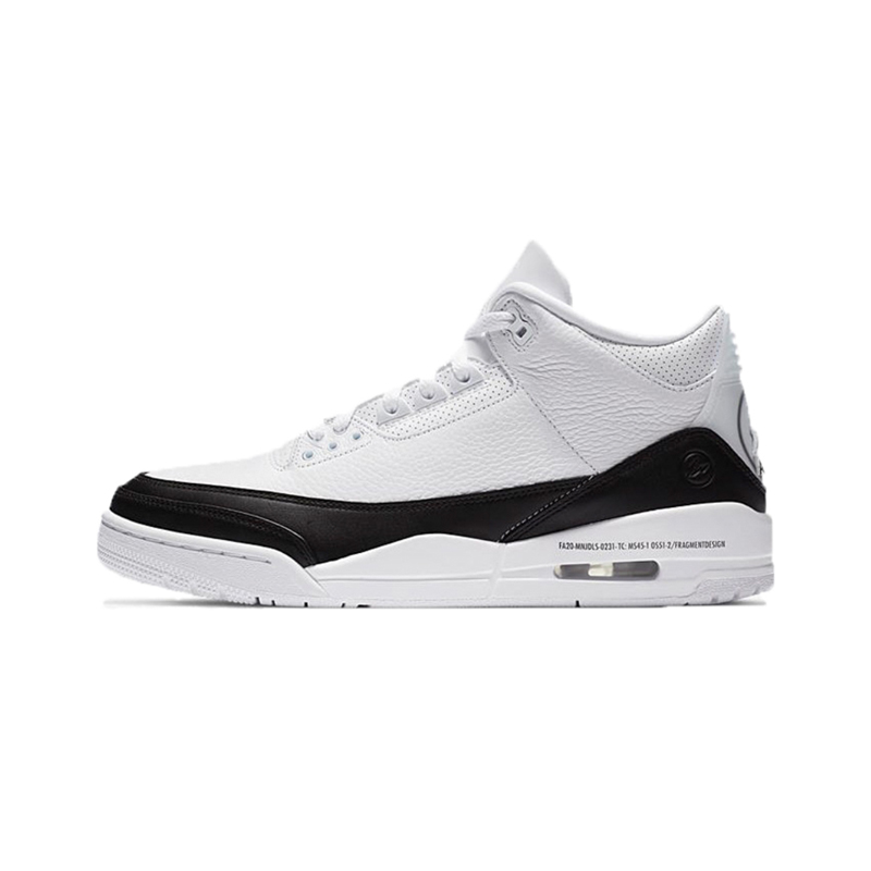 Aj3 Fujihara HiroshiRetrojordanik Basketball shoes AJ3 Hiroshi Fujiwara black and white cement North Carolina blue Flaming red chlorophyll Men's and women's shoes