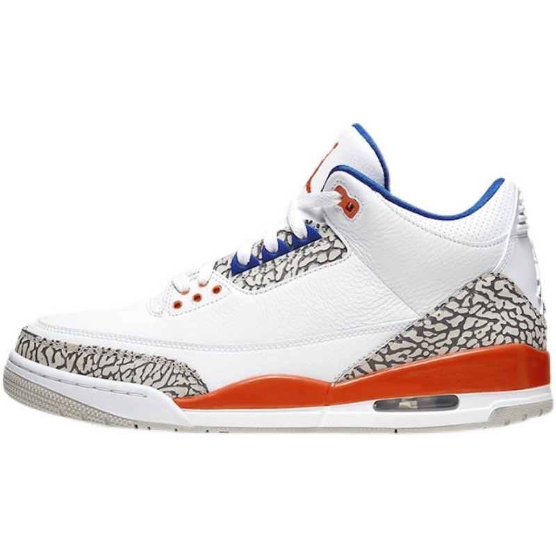 Aj3 KnicksRetrojordanik Basketball shoes AJ3 Hiroshi Fujiwara black and white cement North Carolina blue Flaming red chlorophyll Men's and women's shoes