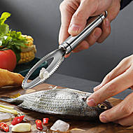 不锈钢多功能刮鳞器鱼鳞刨刮鱼鳞不锈钢刀具