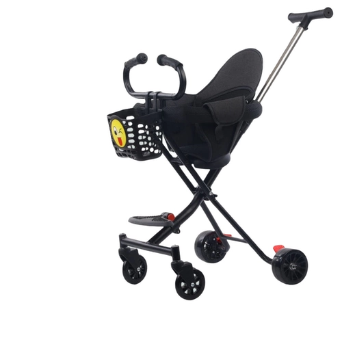 Детская коляска для выхода на улицу, складной детский трехколесный велосипед на четырех колесах для раннего возраста, 1-6 лет