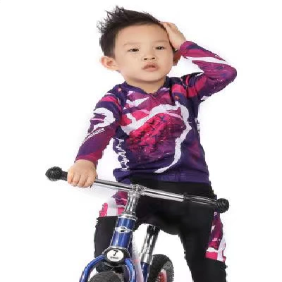 Mùa hè trẻ em dài tay quần áo đi xe đạp quần áo xe đạp quần áo trượt patin mùa xuân và mùa thu cân bằng xe đạp thi đấu quần áo phù hợp với nam giới - Smart Scooter