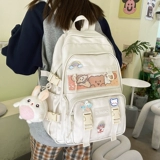 Ранец, брендовая сумка через плечо, милый рюкзак со сниженной нагрузкой, в корейском стиле, подходит для подростков, подходит для студента, для средней школы