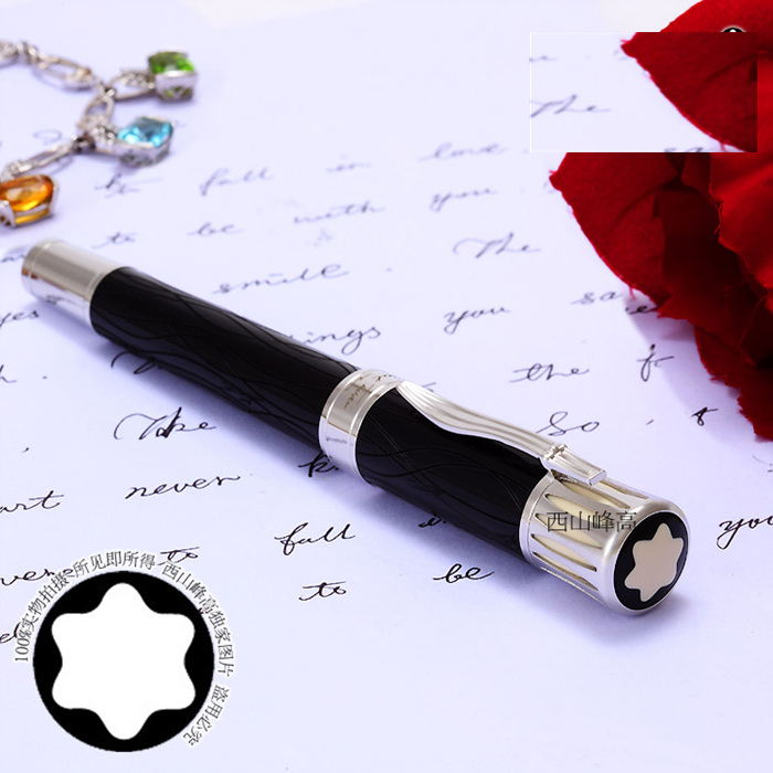 Black Signature Pen With Instruction BoxMONT pen mark tween  Signature pen Pearl pen