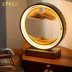 ZPPSN sáng tạo tranh cát lún giải đồng hồ cát trang trí món quà sinh nhật trang trí văn phòng phòng khách phòng ngủ đèn bàn 