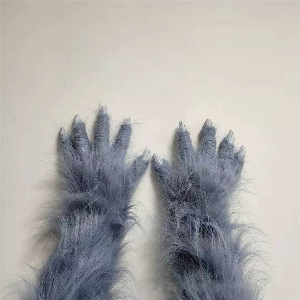 Латексная маска для Reagsen Grand Gray Wolf Wolf Wolf Claw, реквизит для, персонаж аниме