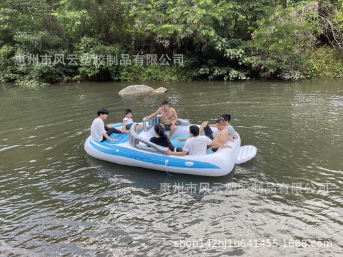 Cross -Bordder New PVC надувная лодка 6 -личностные острова надувные лодочные лодки лодочная лодка надувная лодка утолщенная дрейфующая лодка