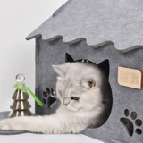 Легкий войлочный кошачий гнездо экологически чистый, долговечность, долговечный, тяжелый, четыре сезона универсальный зимний гнездо для ПЭТ -подушки может зуд
