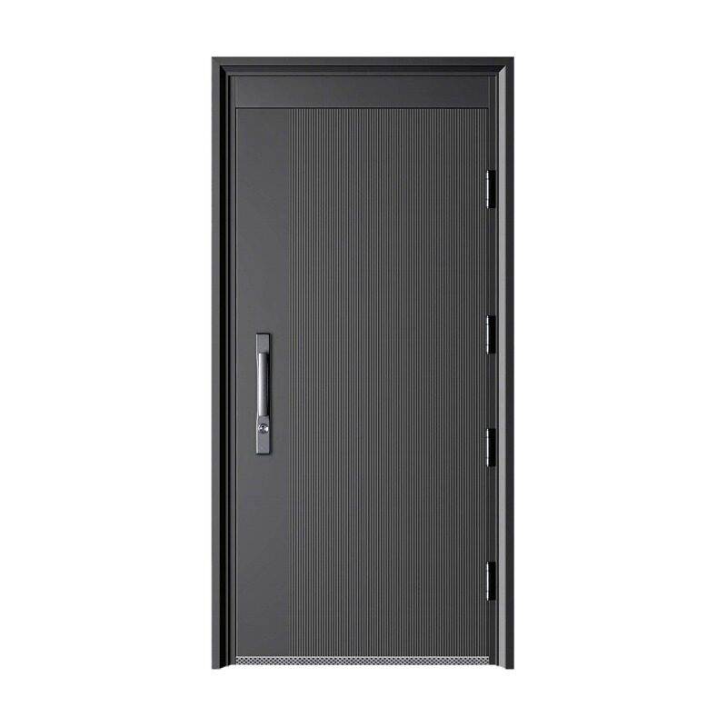 Anti-theft door, Grade A light luxury household fingerprint mother-and-child door, security door, entrance door, single door, customized entrance door Item Picture