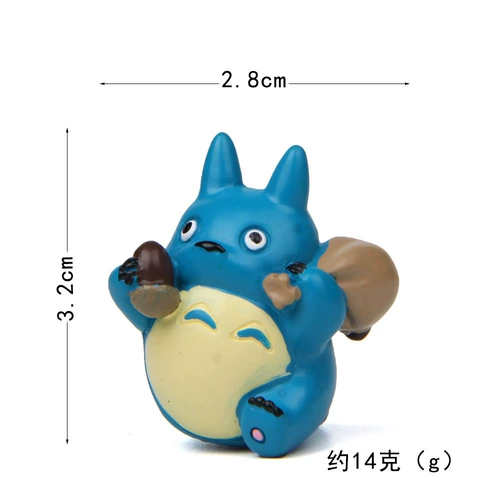 Totoro Cat Back Buggage Marging Bags, маленький свежий, милый котенок синий кот верхний топ кухонный настольный компьютер декоративные украшения