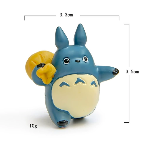 Totoro Cat Back Buggage Marging Bags, маленький свежий, милый котенок синий кот верхний топ кухонный настольный компьютер декоративные украшения