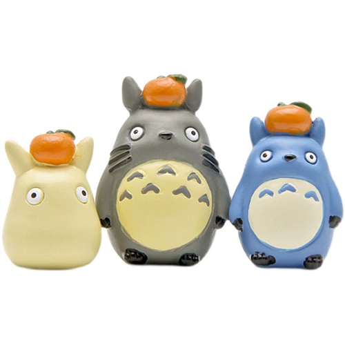 Totoro Cat Back Buggage Marging Bags, маленький свежий, милый котенок синий кот верхний топ кухонный настольный компьютер декоративные украшения