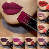 Matte Velvet Lip Gloss Lipstick Glossy Nude Sexy Red Lip Tin
