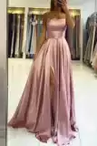 AE946 satin Dresses Evening Dress prom party Robe De Soiree