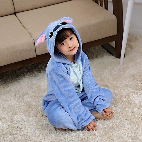 Kigurumi Unicorn Pajamas Children Stitch Pajamas Onesie Kids