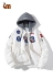 mYes Makino Mori đồng thương hiệu áo khoác bay phi hành gia hợp thời trang dành cho nam và nữ cặp đôi xuân thu đông áo khoác cotton Áo khoác NASA Đồng phục bóng chày