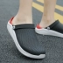 Giày Croc xuyên biên giới thoáng khí Cặp đôi Baotou Croc Giày nam nữ thông thường Giày đi biển Slip-on dép quai ngang nữ hàn quốc dep lê nữ 