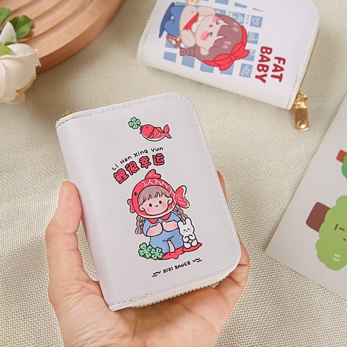Картхолдер, милая универсальная сумка через плечо для водительских прав, брендовый мультяшный вместительный и большой кошелек