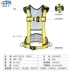 Đai an toàn làm việc ở độ cao nửa chiều dài, thợ điện ngoài trời lắp đặt điều hòa không khí Dây an toàn chống mài mòn hai mặt năm điểm dây đai an toàn làm việc trên cao dây bao ho lao dong 