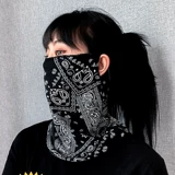 Шелковая вуаль, шарф, шарф-платок, маска, солнцезащитный крем, защита от солнца, УФ-защита